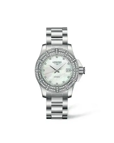 Longines Conquest 29.5 Automatic Double Row Diamond L3.180.0.87.6