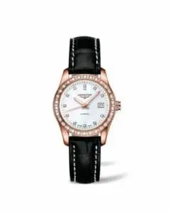 Longines Conquest Classic Automatic 29.5 Red Gold / Diamond / MOP L2.285.9.87.3