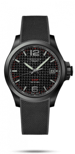 Longines Conquest V.H.P. 41 PVD / Carbon / Rubber L3.716.2.66.9