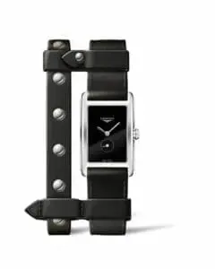 Longines DolceVita 20.8 Quartz Stainless Steel / Black / Yvy Leather L5.255.4.59.2