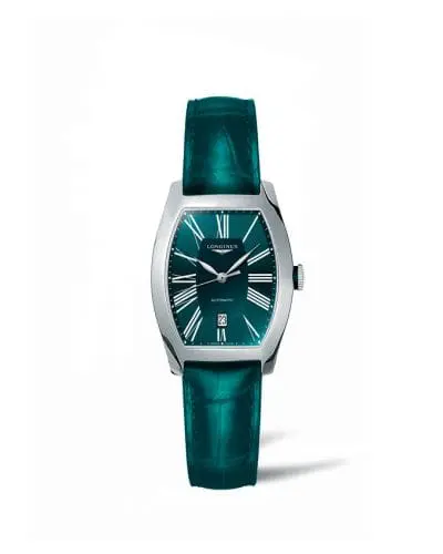 Longines Evidenza 26 Automatic Stainless Steel / Petroleum L2.142.4.60.2