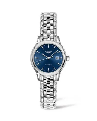 Longines Flagship 30 Stainless Steel / Blue / Bracelet L4.374.4.92.6