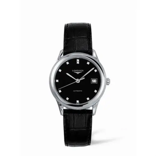 Longines Flagship 35.6 Automatic Stainless Steel Black Diamond L4.774.4.57.2