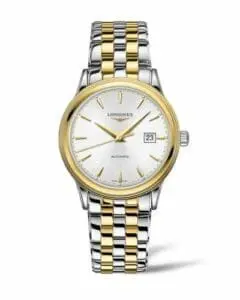 Longines Flagship 40 Stainless Steel - Yellow Gold / Silver / Bracelet L4.984.3.79.7
