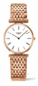 Longines La Grande Classique 29 Quartz Stainless Steel / PVD Red / White / Bracelet L4.512.1.91.8
