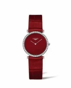 Longines La Grande Classique 29 Stainless Steel - Diamond / Red L4.523.0.91.2