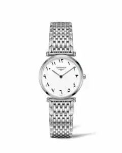 Longines La Grande Classique Quartz 29 Stainless Steel / White - Eastern Arabic / Bracelet L4.512.4.13.6