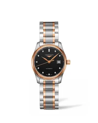 Longines Master Collection 29 Two Tone Rose / Black L2.257.5.59.7