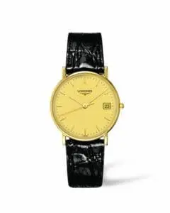 Longines Presence 33.5 Quartz Yellow Gold / Champagne L4.743.6.32.0