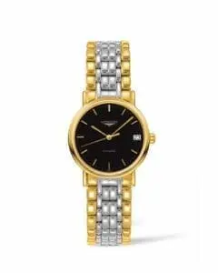 Longines Presence Automatic 30 PVD Gold / Black / Bracelet L4.322.2.52.7
