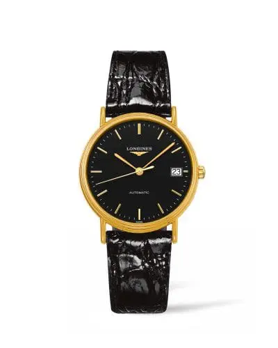 Longines Presence Automatic 34.5mm Stainless Steel / PVD Gold / Black L4.821.2.52.2