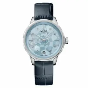 Mido Rainflower Origin Stainless Steel / Blue MOP M043.207.16.131.00