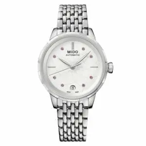 Mido Rainflower Origin Stainless Steel / White - Sapphire / Bracelet M043.207.11.011.00
