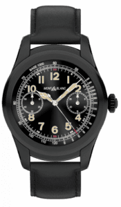 Montblanc Summit Stainless Steel / PVD / Black Calfskin 117538