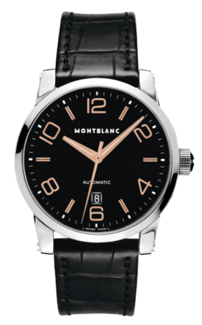 Montblanc TimeWalker Date Automatic 4810 42 Black / Red Gold Numerals 101551