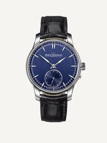 Moritz Grossmann Atum Pure Stainless Steel / Blue MG-000499