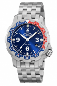 Mühle Glashütte Rasmus 2000 Blue / Bracelet M1-28-82-MB