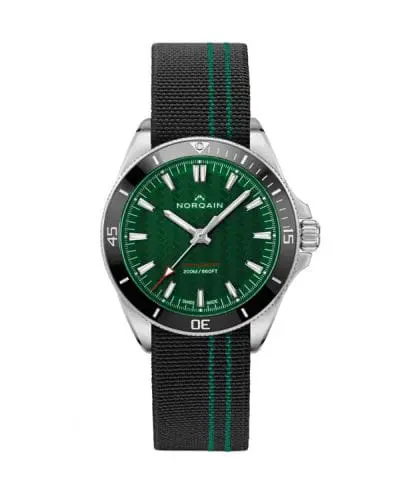 Norqain Adventure Neverest 40 Stainless Steel / Green / Black - Green Flex NN1001SC1CA/EB101-BGF