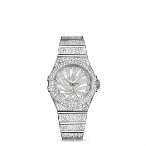 Omega Constellation Co-Axial 31 White Gold / Snow / Diamond Supernova 123.55.31.20.55.007