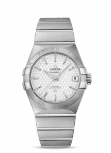 Omega Constellation Co-Axial 38 Stainless Steel / Silver Lozenge 123.10.38.21.02.003