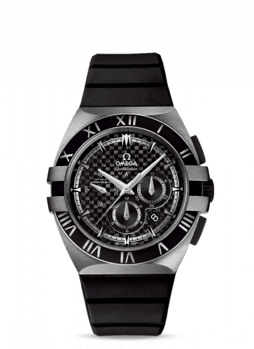 Omega Constellation Co-Axial 41 Chronograph Double Eagle Titanium / Carbon / Rubber 121.92.41.50.01.001