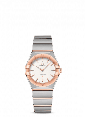 Omega Constellation Manhattan 28 Quartz Stainless Steel / Sedna Gold / Silver 131.20.28.60.02.001