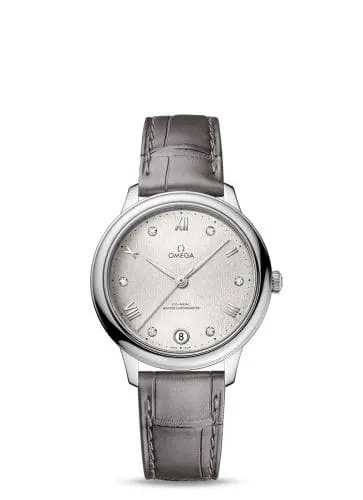 Omega De Ville Master Chronometer 34 Stainless Steel / Silver - Diamond / Bracelet 434.13.34.20.52.001