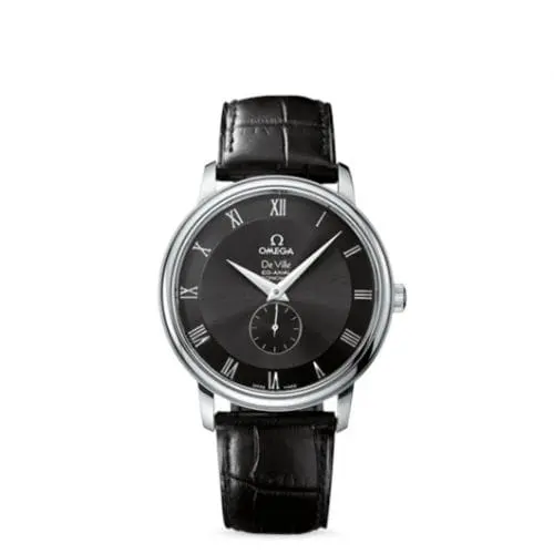 Omega De Ville Prestige Co-Axial 39 Small Seconds Stainless Steel / Black 4813.50.01