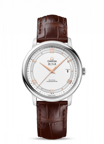 Omega De Ville Prestige Co-Axial 39.5 Stainless Steel / Vintage Silver 424.13.40.20.02.002