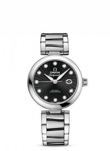 Omega LadyMatic Co-Axial 34 Stainless Steel / Black / Bracelet 425.30.34.20.51.001