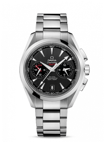Omega Seamaster Aqua Terra 150M Co-Axial 43 GMT Chronograph Stainless Steel / Grey / Bracelet 231.10.43.52.06.001