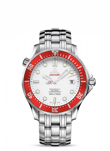 Omega Seamaster Diver 300M Co-Axial 41 Stainless Steel / White / Bracelet / Vancouver Olympics 212.30.41.20.04.001