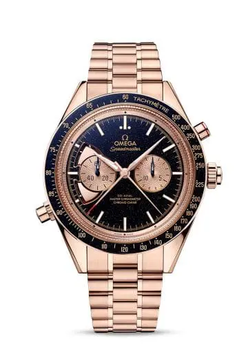 Omega Speedmaster Chrono Chime Co-Axial Master Chronometer Chronograph Sedna Gold / Aventurine 522.50.45.52.03.001