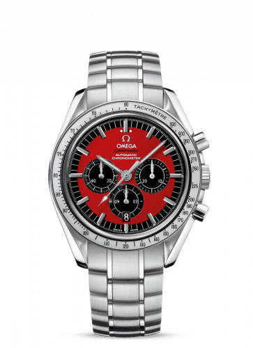 Omega Speedmaster Michael Schumacher Stainless Steel / Red / Bracelet / The Legend Red 3506.61.00