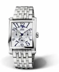 Oris Rectangular Complication Stainless Steel / Silver - Arabic / Bracelet 01 581 7658 4061-07 8 23 82
