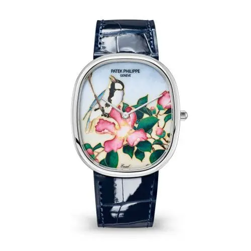 Patek Philippe Golden Ellipse 5738 White Gold / Japanese Prints