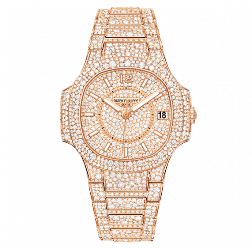 Patek Philippe Nautilus 7021 Rose Gold / Diamond 7021/1R-001
