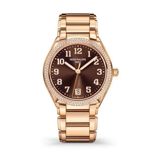 Patek Philippe Twenty-4 Automatic Rose Gold / Diamond / Brown 7300/1200R-001