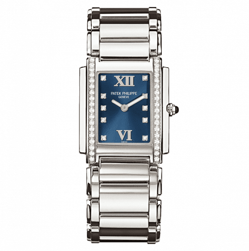 Patek Philippe Twenty~4 4910 Stainless Steel / Blue 4910/10A-012