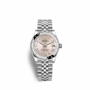 Rolex Datejust 31 Stainless Steel Domed Diamond / Jubilee / Pink - Roman 278344rbr-0022