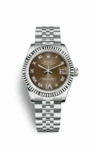 Rolex Datejust 31 Stainless Steel Fluted / Jubilee / Bronze Roman 178274-0090