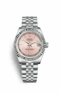 Rolex Datejust 31 Stainless Steel Fluted / Jubilee / Pink 178274-0012