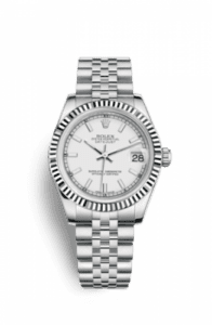 Rolex Datejust 31 Stainless Steel Fluted / Jubilee / White 178274-0008