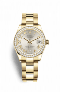 Rolex Datejust 31 Yellow Gold / Diamond / Silver - Roman / Oyster 278288rbr-0019