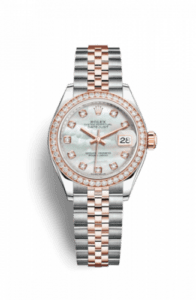 Rolex Lady-Datejust 28 Rolesor Rose Diamond / Jubilee / MOP 279381rbr-0013