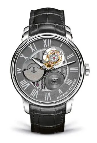 Schwarz Etienne La Chaux-de-Fonds Flying Tourbillon White Gold / Grey WCF09TSE06WG04AA