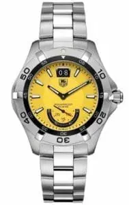 TAG Heuer Aquaracer 300M Big Date 41 Stainless Steel / Yellow / Bracelet WAF1012.BA0822
