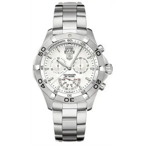 TAG Heuer Aquaracer 300M Quartz Chronograph 43 Stainless Steel / Silver / Bracelet CAF101B.BA0821