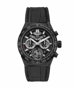 TAG Heuer Carrera Calibre Heuer 02T 45 Chronograph Tourbillon Ceramic / Alligator CAR5A90.FC6415