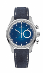 Zenith El Primero Chronomaster 38 Stainless Steel / Solar Blue / Alcantara 03.2152.4069/57.C814